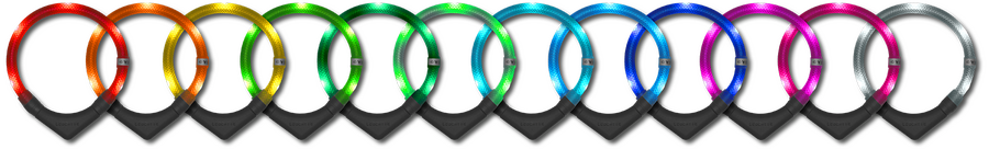 індикатор Світиться нашийник Leuchtie всі кольори